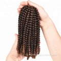 Пушистые 8-дюймовые весенние закрученные волосы цвета омбре